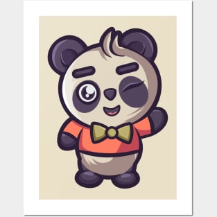 Hello Little Panda Posters and Art